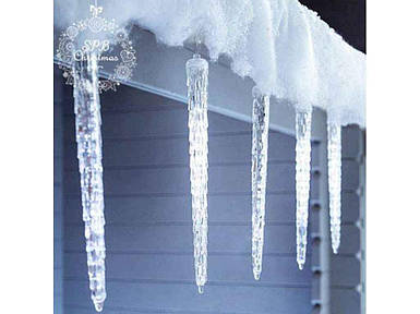 Гірлянда новорічна світлодіодна зовнішня Бурульки 8шт 42см жовта R96144-Y ТМ STENSON FG