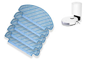 Мікрофіброві серветки 5 шт для робота-пилососа Ecovacs Deebot T9 AIVI, T8 AIVI, N8 Pro, N5Series