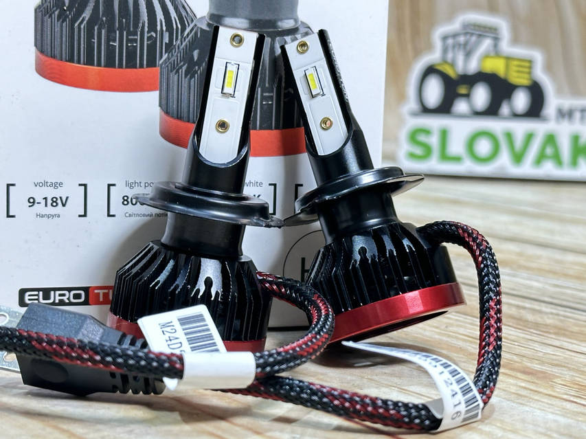 LED лампа К2 H7 50W EURO TUN 6000K (2 шт.) (9-18v 50w 8000lm 6000K