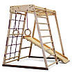 Спортивний дерев'яний комплекс «Крихітка - 3 Еко міні» з бука ТМ "SportBaby" (121х117х103 см), фото 6