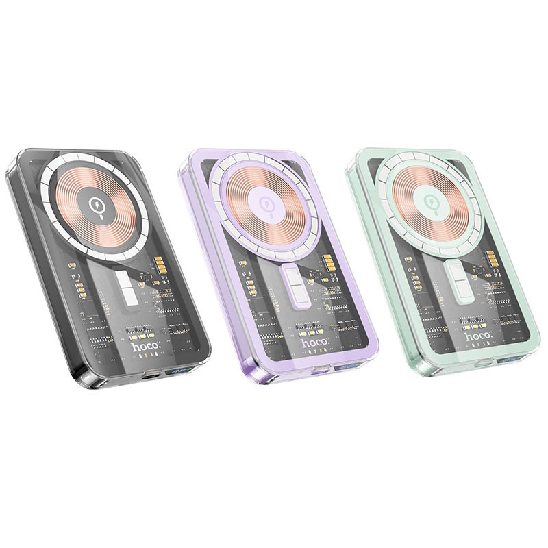 Портативний ЗП Power Bank Hoco Q14 Ice Crystal PD20W з БЗП 5000 mAh