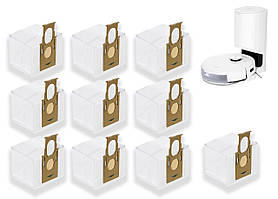 Пилозбірні мішки 10 шт для роботів-пилососів Ecovacs Deebot T9 AIVI, T8 AIVI, N8 Pro, N5Series