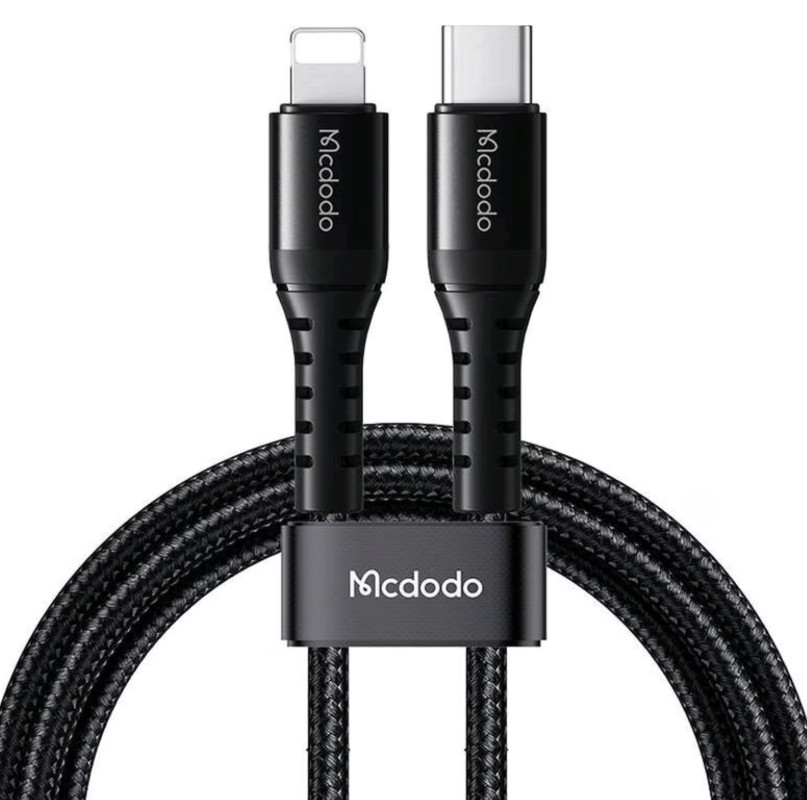 Кабель McDodo Type-C to Lightning 36W Data Cable 1m Black