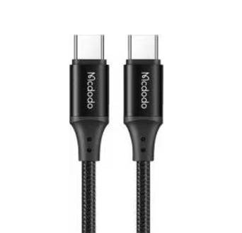 Кабель McDodo Type-C to Type-C 60W Data Cable 1m Black, фото 1