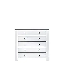 Комод KOM5S Антверпен 2 з ДСП Ясен сніжний / Дуб морений Gerbor