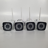 Система відеоспостереження WiFi Kit 5G, бездротовий комплект камер відеоспостереження, 4 камери 5G-5000, фото 2