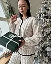 Жіноча махрова піжама – теплий комплект для дому та сну, фото 7