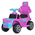 Каталка-електротолокар Bambi Racer RS з пультом керування (рожевий колір), фото 8