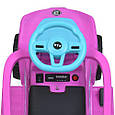 Каталка-електротолокар Bambi Racer RS з пультом керування (рожевий колір), фото 9