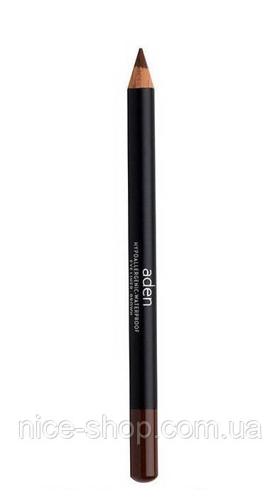 Олівець для очей водостійкий Eye liner Coco Bark Aden Cosmetics темно-коричневий матовий