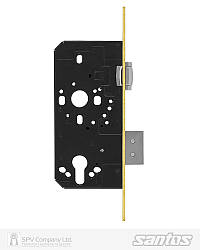 Замок врізний  Santos 1-way din 712 pb univ bs55мм 72мм with_roller SP