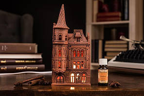 Керамічний будиночок свічник "Замок барона"