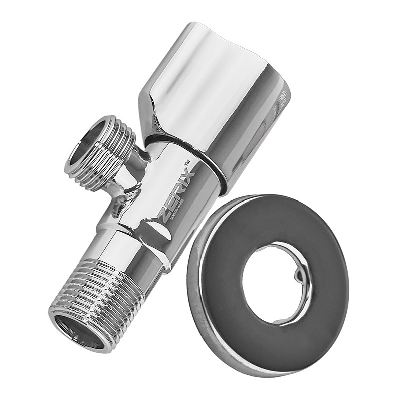 Кран для під'єднання сантехприладів Zerix BAV-01-1/2x1/2 (ZX5097)