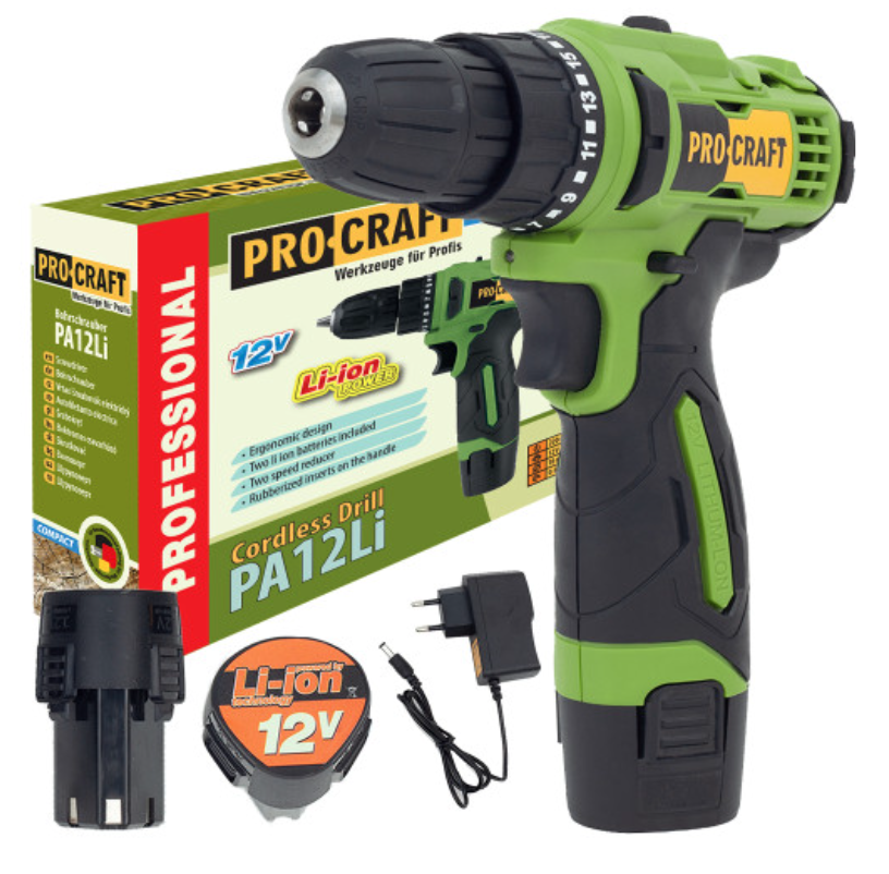 Шуруповерт Procraft PA12Li COMPACT, фото 1