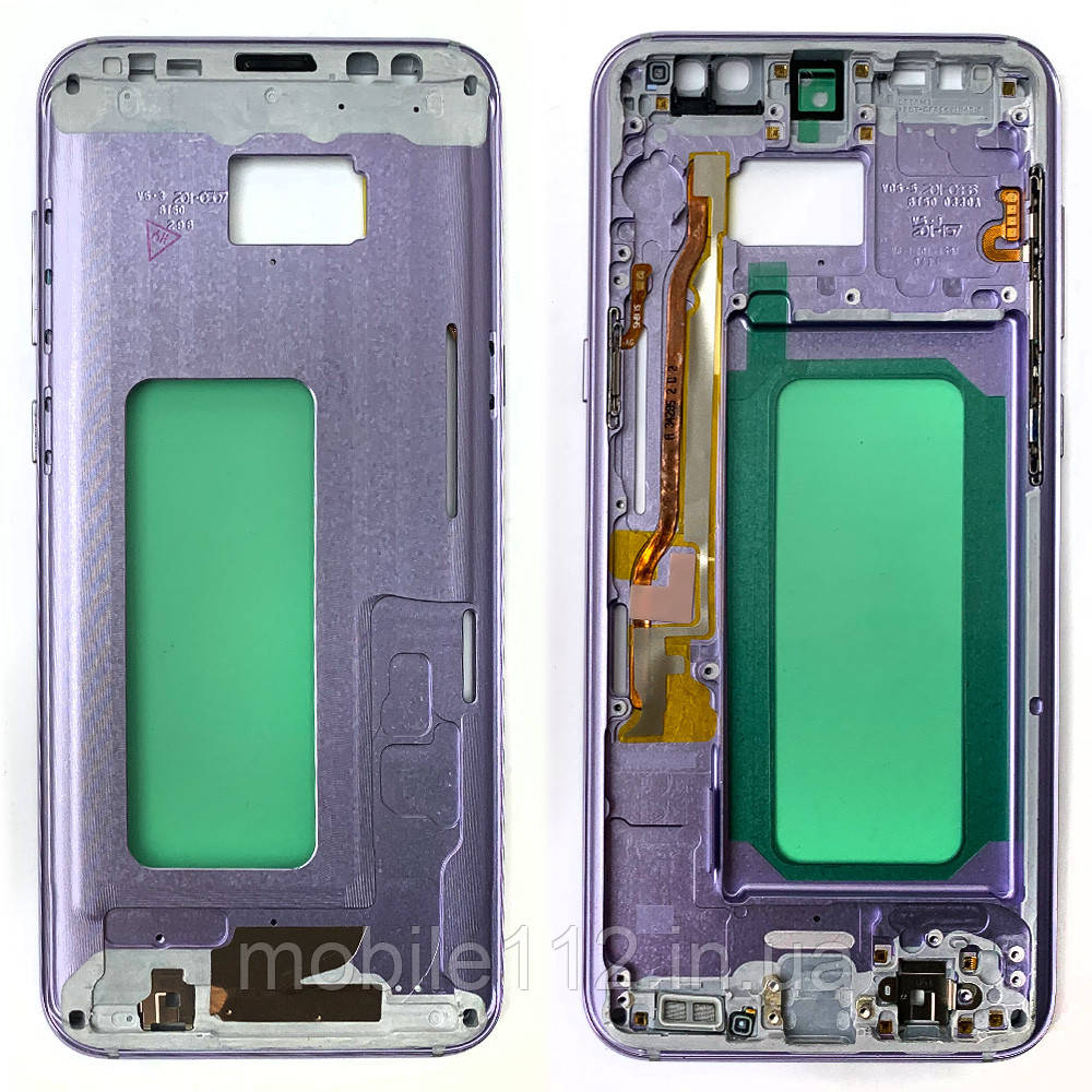 Рамка дисплея Samsung Galaxy S8+ Plus фіолетова оригінал Китай