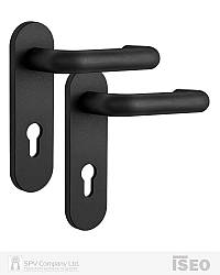 Ручка для притипожежних дверей Iseo 032415 міжвісь 72 мм чорна