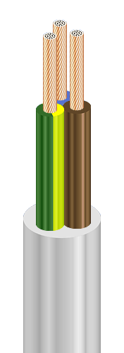 Провід ПВС 3*1,5 ЗЗЦМ