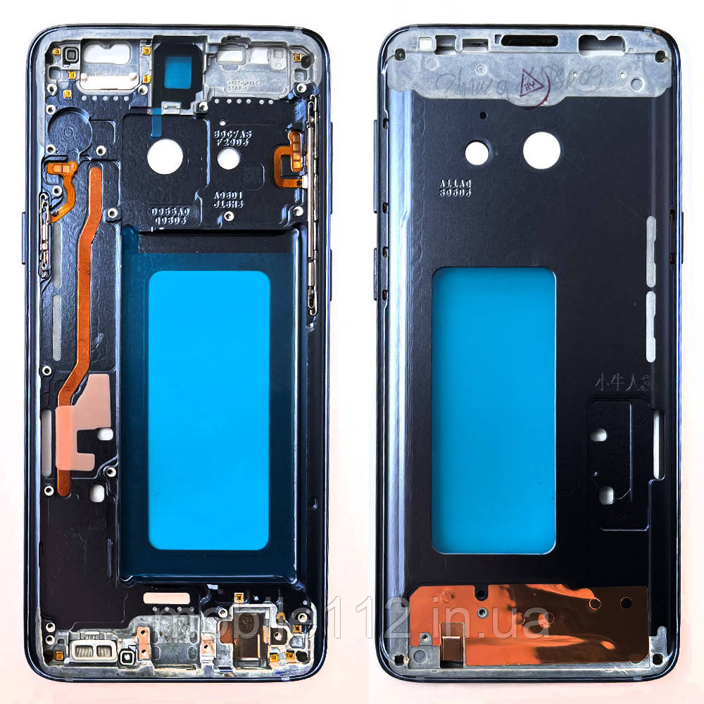 Рамка дисплея Samsung Galaxy S9 синя оригінал Китай