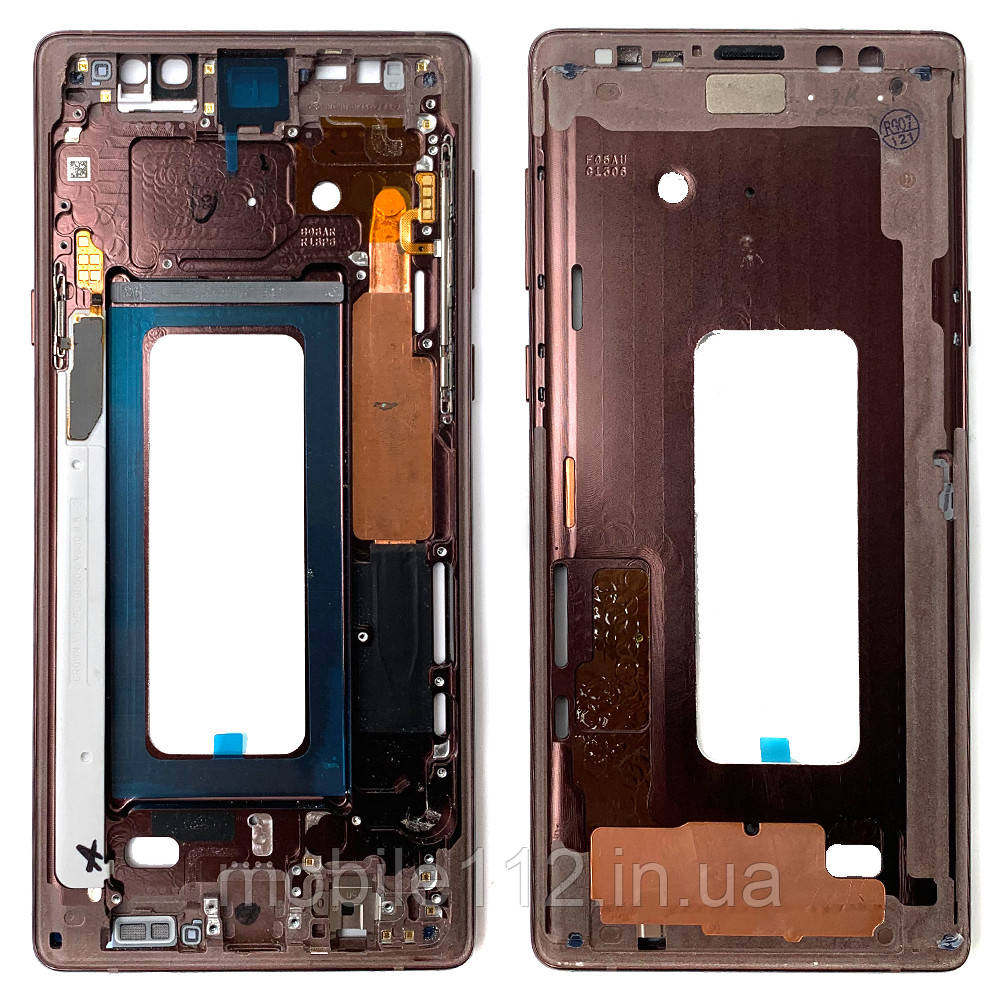 Рамка дисплея Samsung Galaxy Note 9 N960 бронзова оригінал Китай