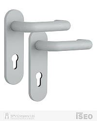 Ручка для протипожежних дверей Iseo 032413 міжвісь 72 мм сіра