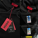Чоловіча кофта худі Hugo Boss M2174 чорна, фото 6