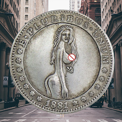 Монета сувенірна сексуальна, долар США 1881 г "Сексі дівчинка". Coin American Morgan