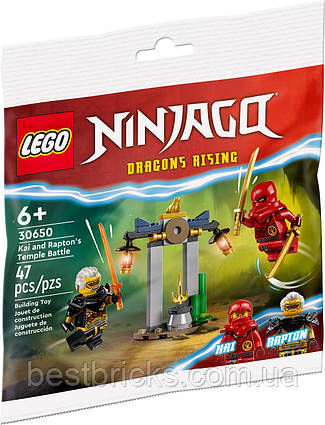Конструктор Lego Ninjago Битва за Храм Кая і Раптона 30650