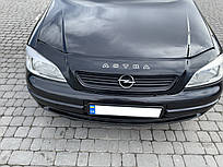Дефлектор капота (мухобійка) для Opel Astra G 1998-2012 VIP