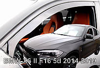 Дефлектори вікон (вітровики) BMW X6 F16 2014-2019 (HEKO) (LSE) 5d
