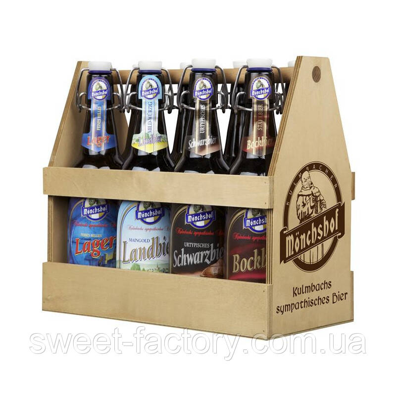 Пивний набір Mönchshof Kulmbachs Sympathisches Bier 8s 4L, фото 1