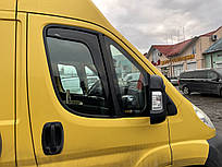 Дефлектори вікон (вітровики) Fiat Ducato 2006+ (вставні) (HIC)