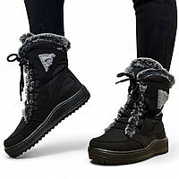 37, 38, 41 р. Дутики жіночі чоботи на хутрі зимові (Кз-32ч)