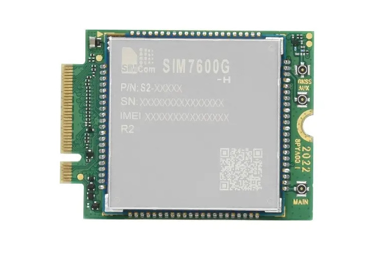 Плата SIMCom SIM7600G-H-M2 LTE Cat-4 для IoT 150 Мбіт/с M.2 з GNSS UART USB GPIO (HM)
