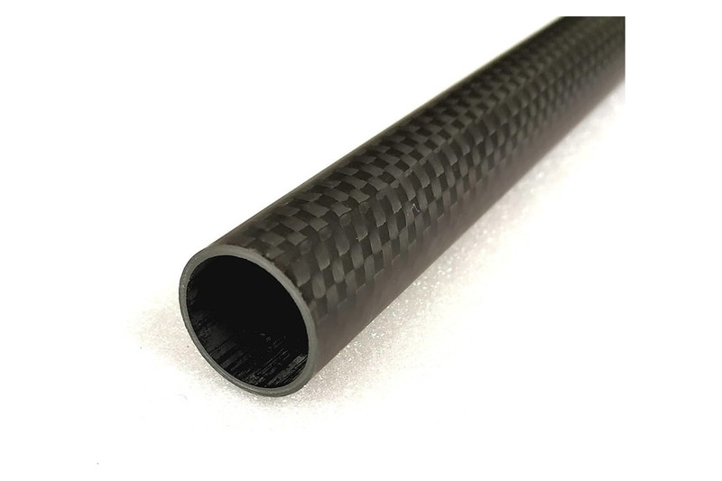 Трубка карбонова Sunlike 40x36x1000мм (3K Pane Matte, фото 1