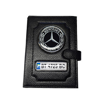 Портмоне з держ. номером Mercedes , Органайзер Мерс