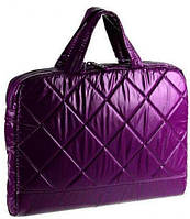 Сумка для ноутбука 12 дюймов Continent CC-071Violet, фиолетовая, с карманом для аксессуаров и плечевым ремнем