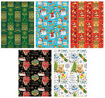 Папір для пакування подарунків (новий рік)