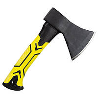 Сокира для рубки дров, деревини, для саду та дачі (500 г, з фібергласовою ручкою 240 мм, кована сталь) ТМ SIGMA