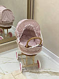 Дитяча колясочка плетена з лози. Арт:2090, фото 9