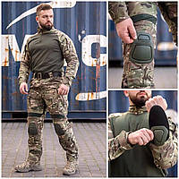 Тактичний військовий костюм мультикам Hawk Tornado Gen-2 убакс і штани з наколінниками