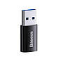 Адаптер Baseus Ingenuity Series Mini OTG Adaptor USB 3.1 to Type-CBlack, фото 5