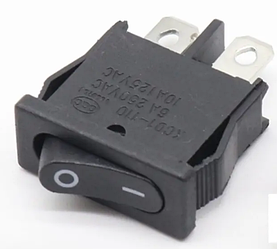 KCD1-110 клавішний перемикач 6A 250V 2pin