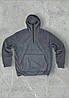 Чоловіча кофта  має інтегрований капюшон,який можна застібати блискавкою аж до носа, фото 4