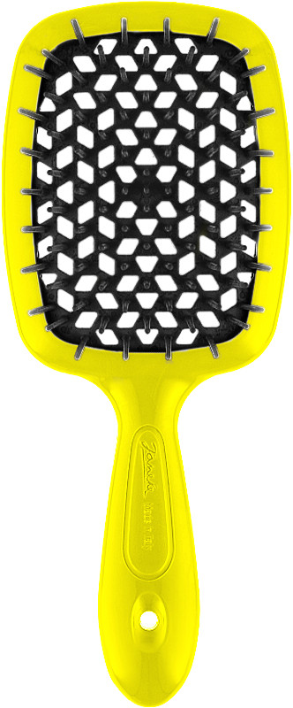 Щітка SUPERBRUSH жовта з чорним Janeke