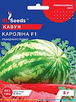 Кавун Кароліна F1 урожайний гібрид середньостиглий щільний дуже солодкий і соковитий, упаковка 5 г