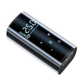 Автомобільний компресор RIAS Tire Air Compressor акумуляторний з дисплеєм 6000mAh Black (3_05714)