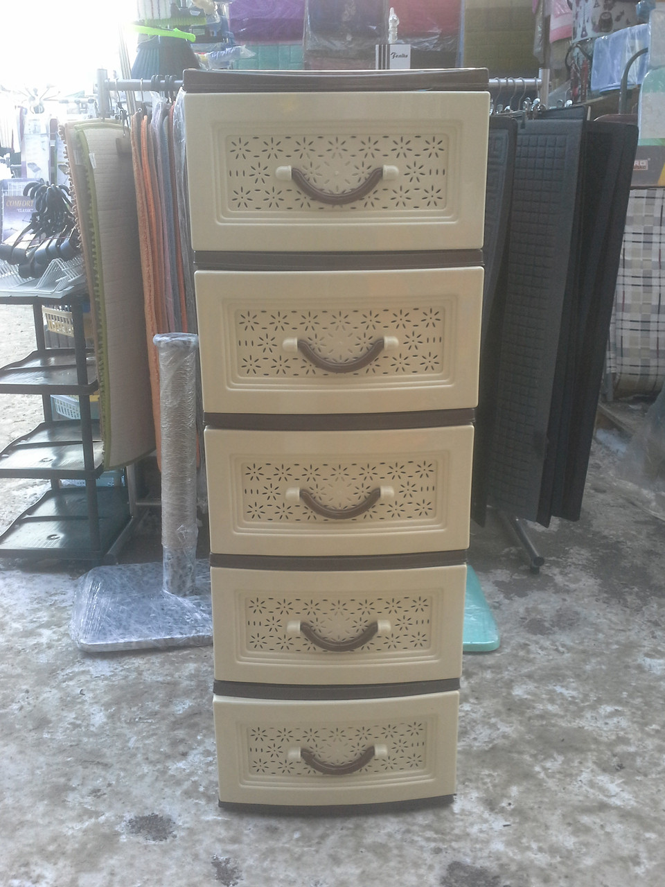 Пластиковий комод Стиль (2) на 5 секцій