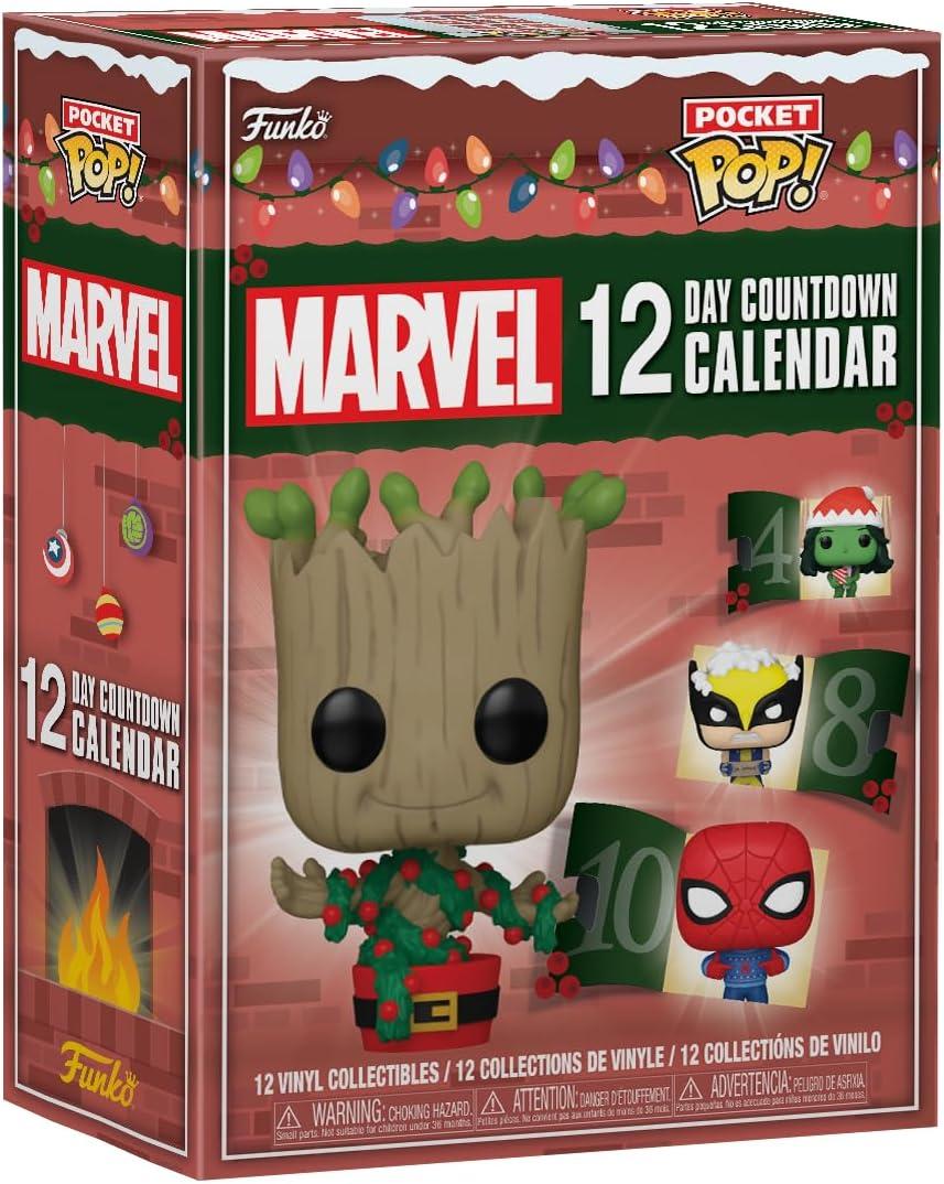 Андвент календар Фанко Поп Марвел 12 днів Funko Pop! Advent Calendar Marvel 12-Day Countdown Calendar