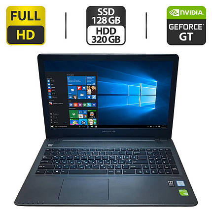 Ноутбук Medion Akoya P6659/ 15.6" 1920x1080/ i5-6200U/ 12GB RAM/ 128GB SSD+320GB HDD/ GT 930M 2GB, фото 1