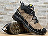 Спортивні шкіряні черевики, кросівки термо Salomon Contagrip Gore-Tex, фото 4